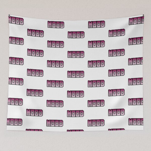 Item preview, "MOOD" - purple striped pixel art  designed and sold by mikaylawiser.