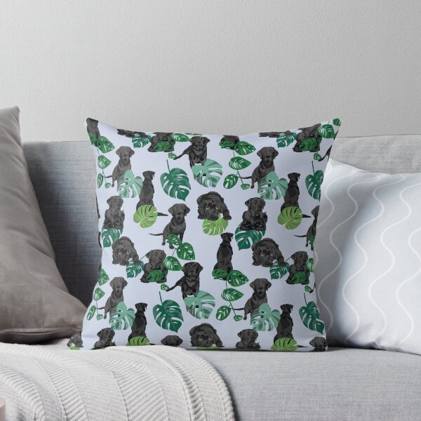 Item preview, Black Labrador Tropical designed and sold by ArtofACoonhound.