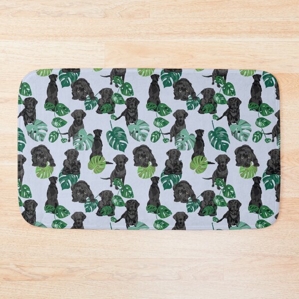 Item preview, Black Labrador Tropical designed and sold by ArtofACoonhound.