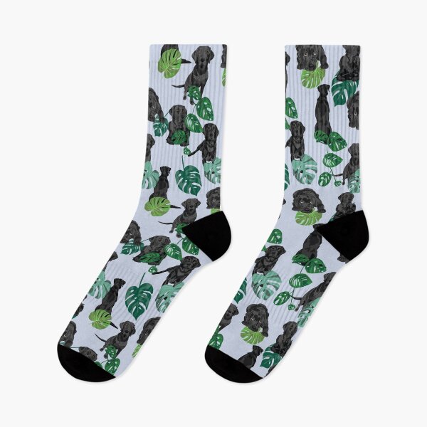 Item preview, Black Labrador Tropical designed and sold by ArtofACoonhound.