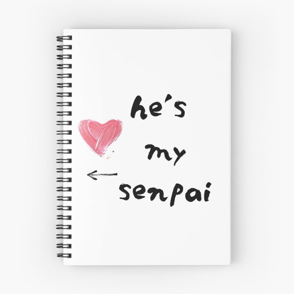Item preview, He's my senpai designed and sold by MyJapaneseDaily.