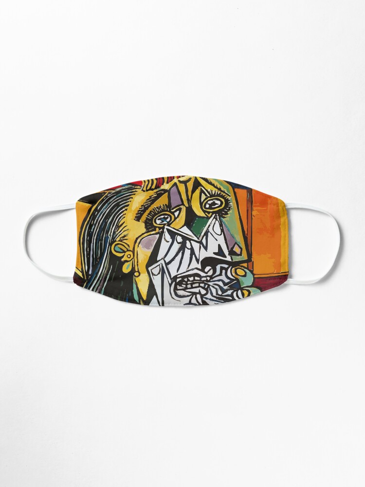 Alternate view of Pablo Picasso Crying Woman 1937 Artwork Mask