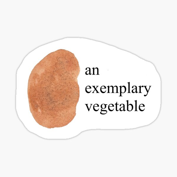 Item preview, Potato - an exemplary vegetable designed and sold by PolkaDotTurtle.