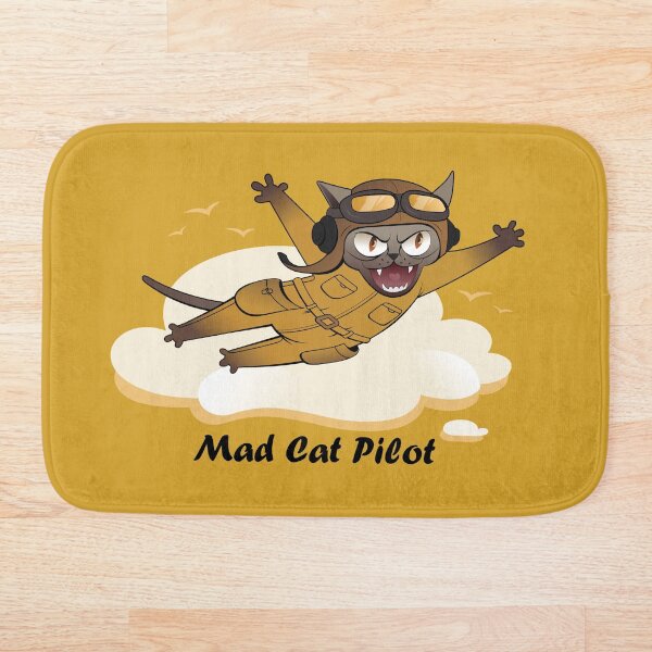 Item preview, Mad Cat Pilot designed and sold by PayPau.