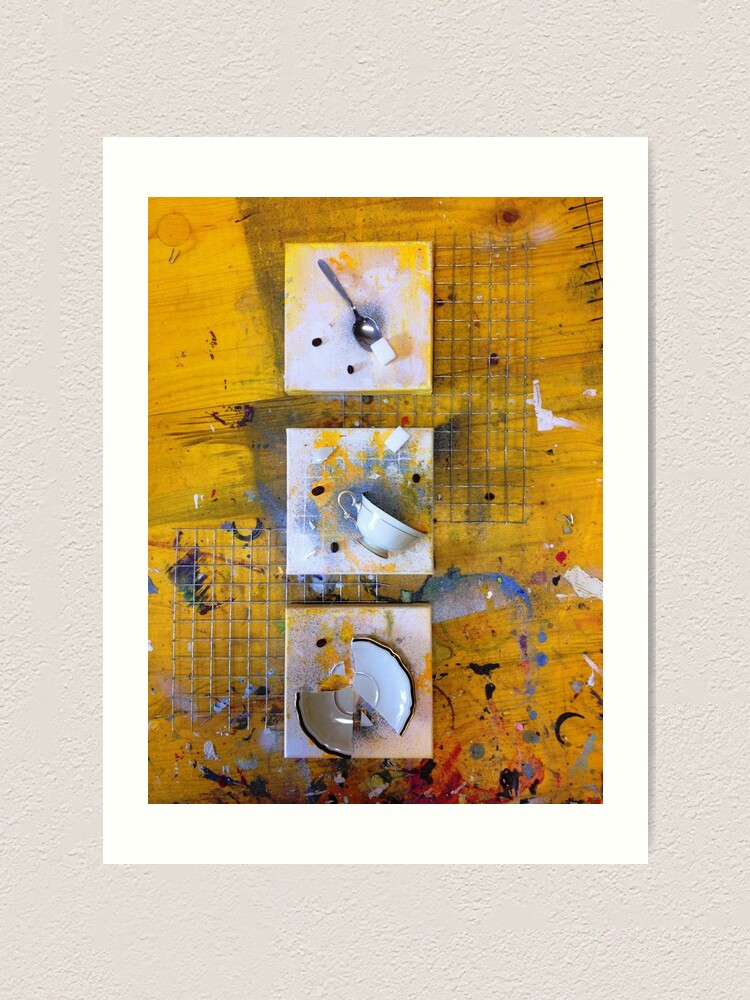 Alternate view of Coffee Time Composition Art Print