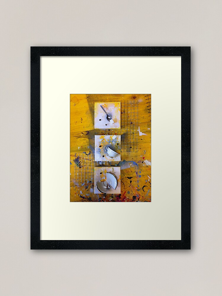 Alternate view of Coffee Time Composition Framed Art Print