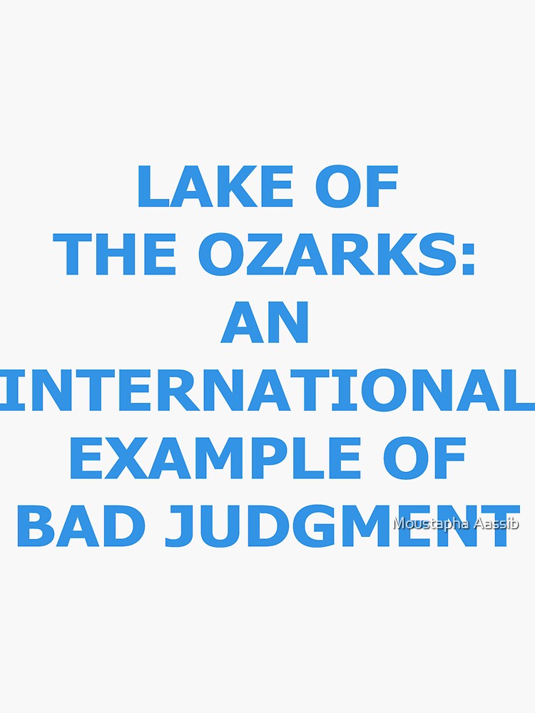 Lake Of The Ozarks Sticker By Gilbert1230 Redbubble 6588