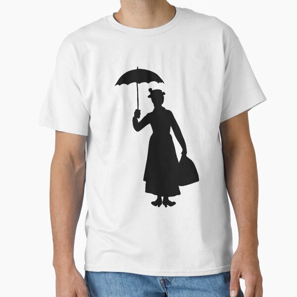 Vista previa del artículo con la obra «Silueta de Mary Poppins (Julie Andrews) 2», diseñado y vendido por JordynHawthorne.