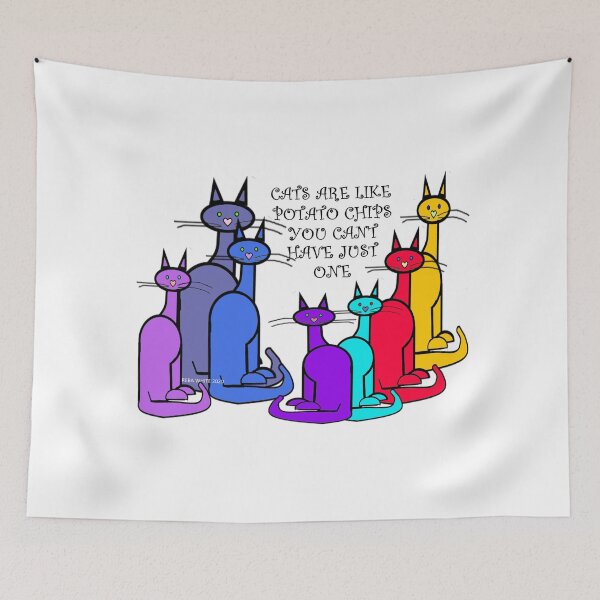 Item preview, Cats Are Like Potato Chips designed and sold by PositiveWarfare.