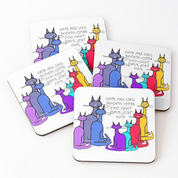 Item preview, Cats Are Like Potato Chips designed and sold by PositiveWarfare.