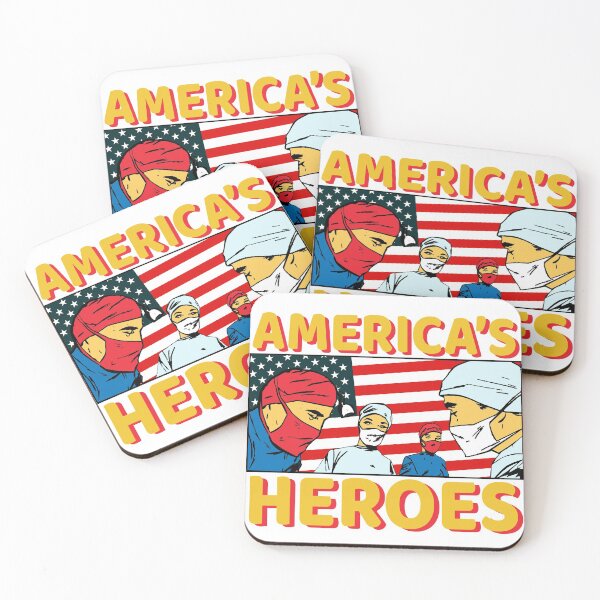 Item preview, Thanks Health Workers and First Responders - America's Heroes - Frontline Workers designed and sold by LaFerte-Bernard.