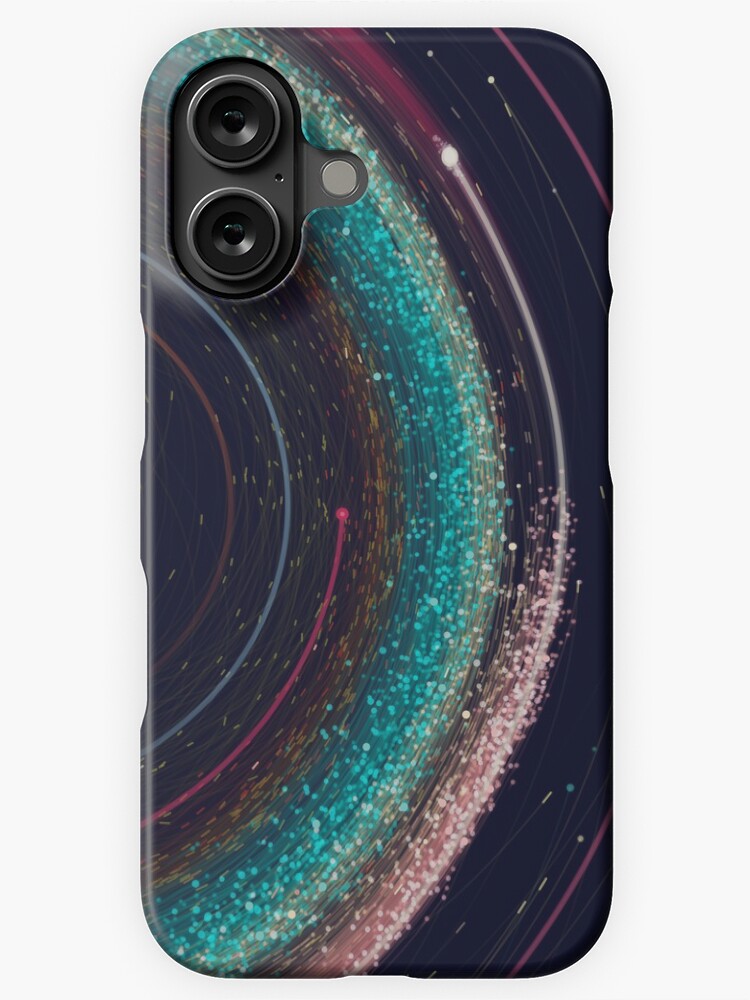Thumbnail 1 of 4, iPhone Case, Asteroid Map of the Solar System designed and sold by EleanorLutz.