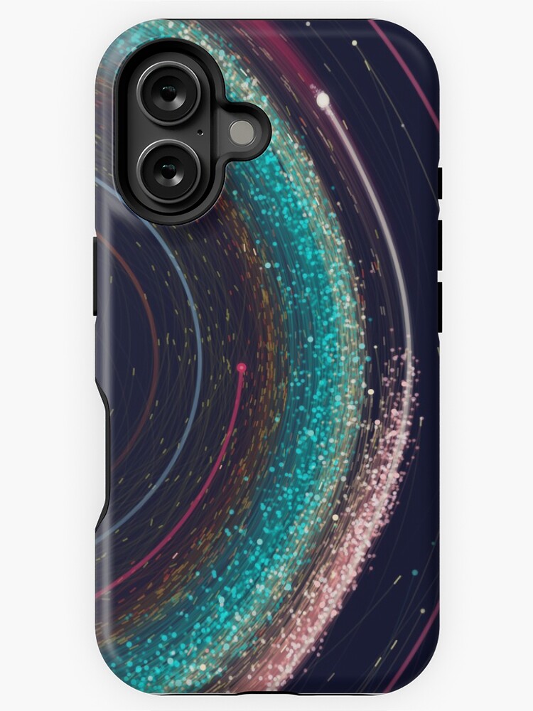Thumbnail 1 of 4, iPhone Case, Asteroid Map of the Solar System designed and sold by EleanorLutz.