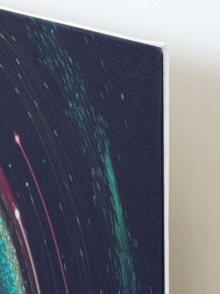 Alternate view of Asteroid Map of the Solar System Mounted Print