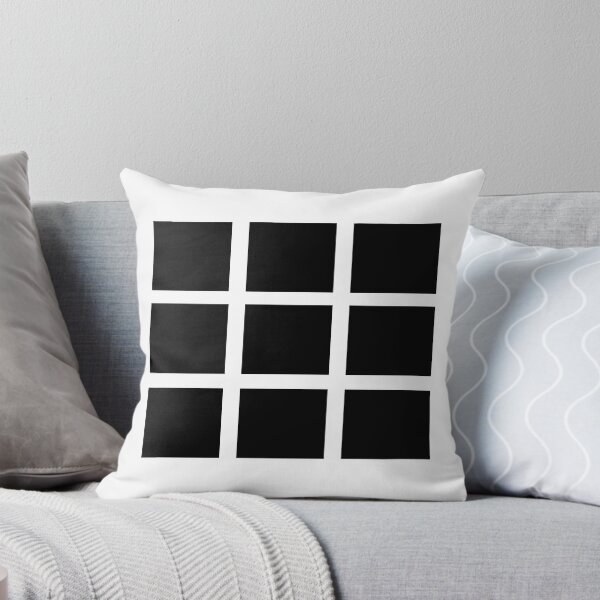 Item preview, Geometric black cubes on a cool white background. designed and sold by PetaJaneHome.