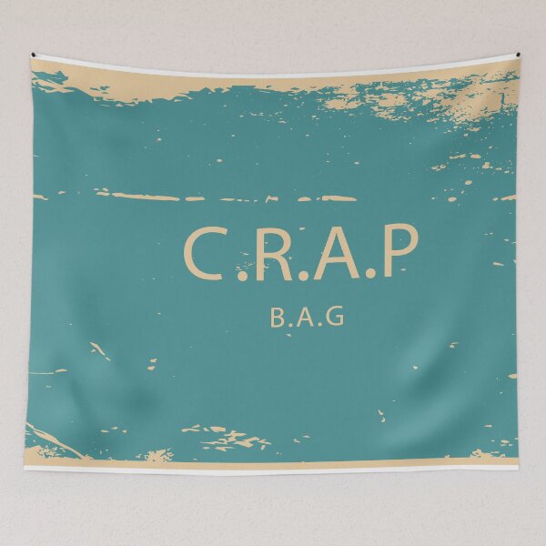Item preview, crap bag VINTAGE designed and sold by RedoneDesignART ⭐⭐⭐⭐⭐.