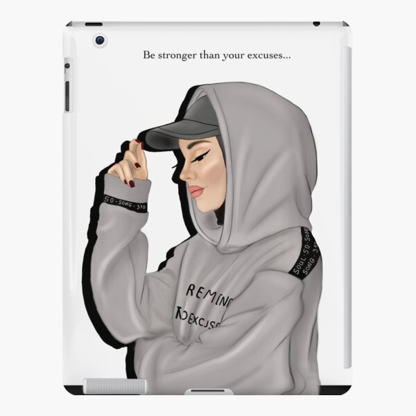 Beautiful Girl in Hijab Cartoon iPad Case & Skin for Sale by MrBadDream