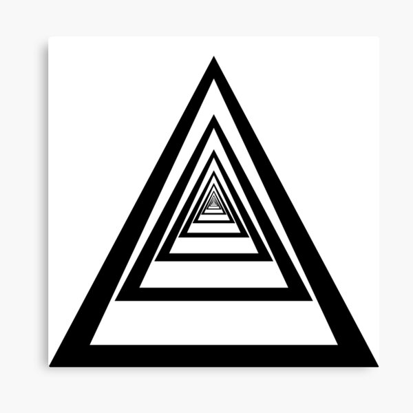 Triangles, Psychedelic art, Art movement Canvas Print