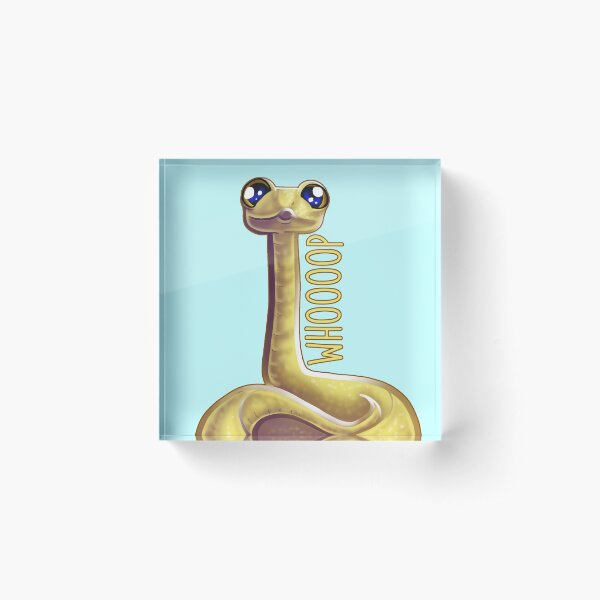 Whooping Snake Acrylic Block