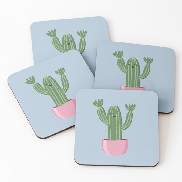 Item preview, Cute Smiley Pink Potted Cactus! designed and sold by Suh44.