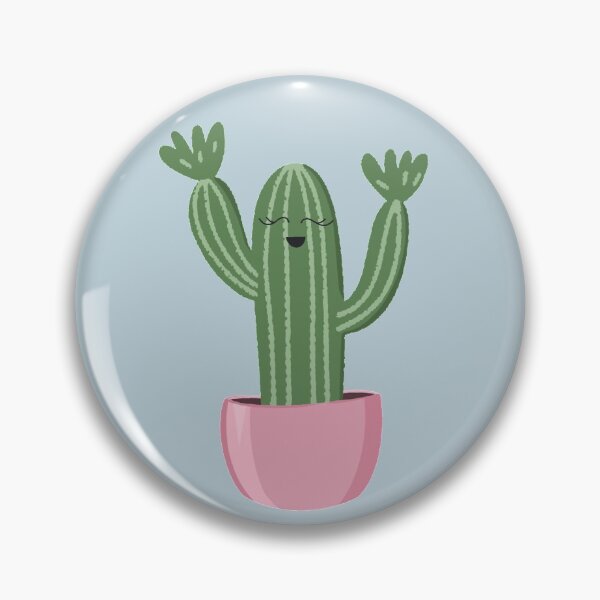 Item preview, Cute Smiley Pink Potted Cactus! designed and sold by Suh44.