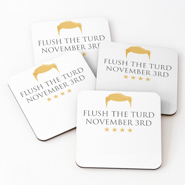 Item preview, Flush the turd november 3rd  designed and sold by graphicmeyou.