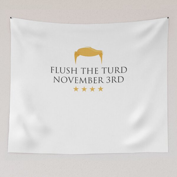 Item preview, Flush the turd november 3rd  designed and sold by graphicmeyou.
