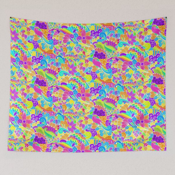 Item preview, Retro Floral Beautiful Hippie Design designed and sold by Alondra.
