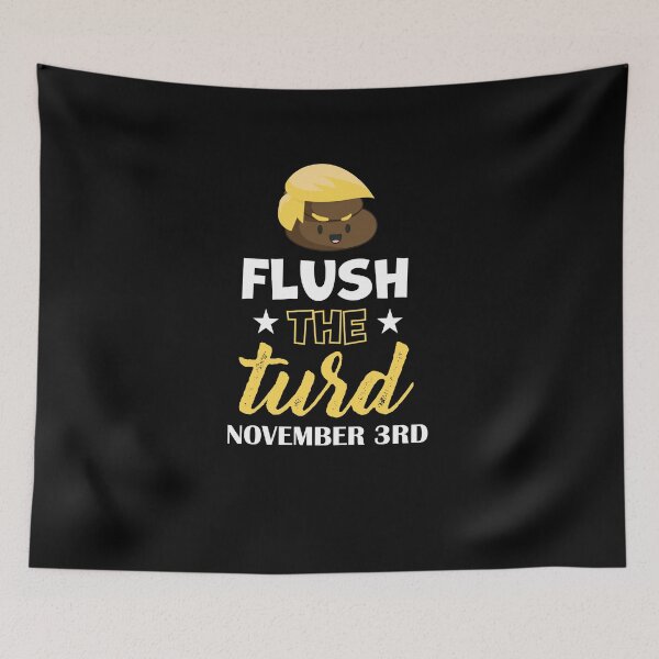 Item preview, Flush the turd november 3rd  designed and sold by graphicmeyou.