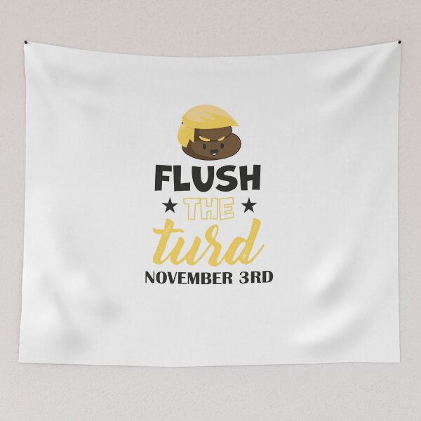 Item preview, Flush the turd november 3rd  designed and sold by graphicmeyou.