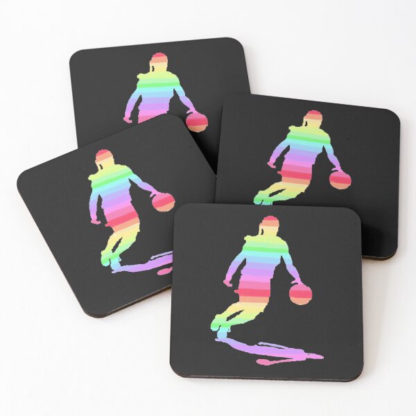 Item preview,  Basket Ball Player Rainbow Silhouette  designed and sold by sillybanana.