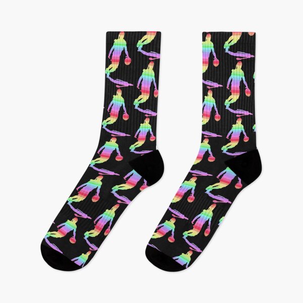 Item preview,  Basket Ball Player Rainbow Silhouette  designed and sold by sillybanana.