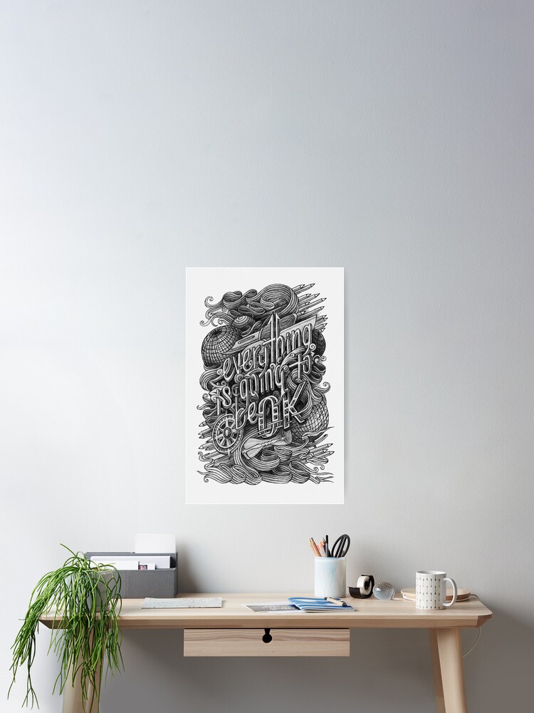 Thumbnail 2 of 3, Poster, Everything is OK designed and sold by EleanorLutz.