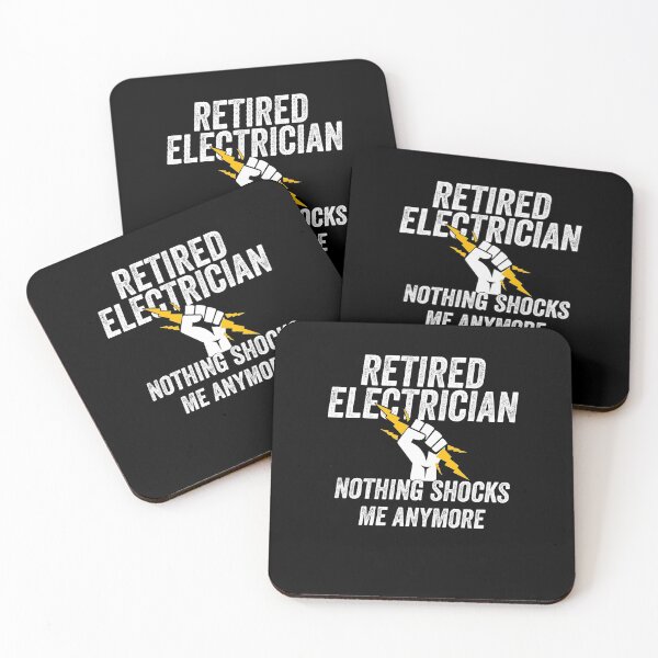 Item preview, Retired Electrician Nothing Shocks Me Anymore Funny Gift designed and sold by Third Eye Supply.