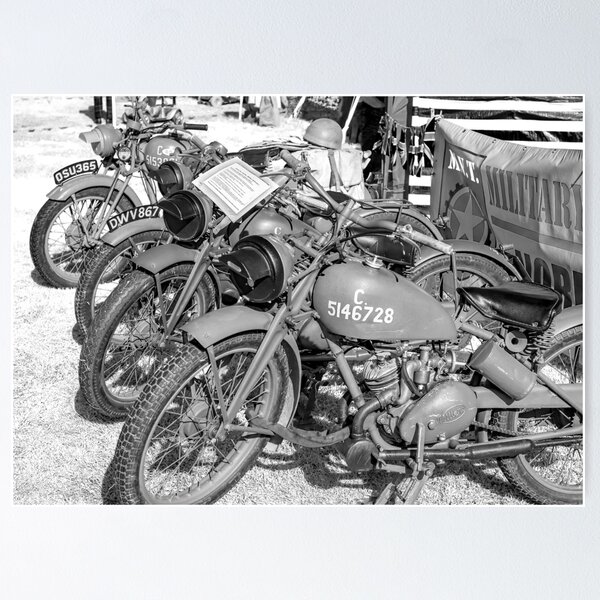 Item preview, Military motorcycles on display designed and sold by yackers1.