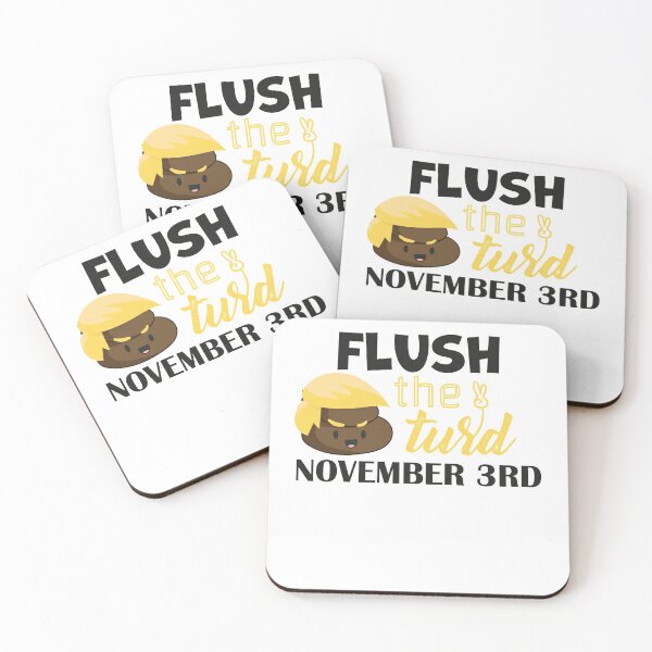 Item preview, Flush the turd november 3rd  designed and sold by graphicmeyou.