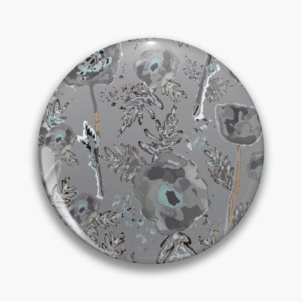 Item preview, Dark Grey Watercolor Poppies designed and sold by StudioPosies.
