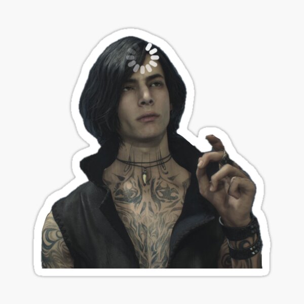 V Thinking Sticker