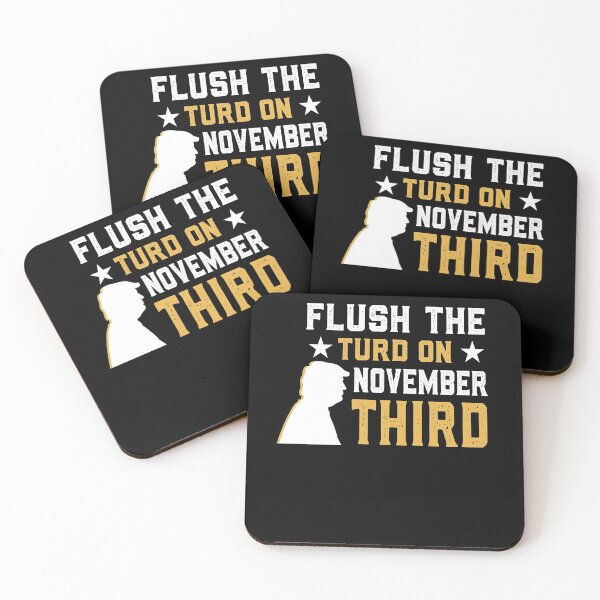 Item preview, Flush the turd november third designed and sold by graphicmeyou.