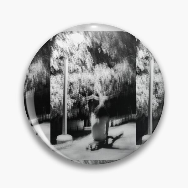 Item preview, Black and White Portrait (Longboarding Under Lamplight) designed and sold by Smeekeeper.