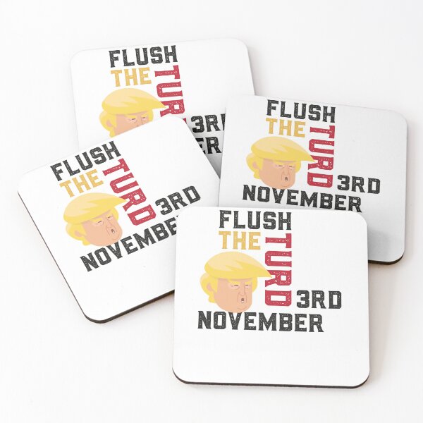 Item preview, Flush the turd november 3rd designed and sold by graphicmeyou.