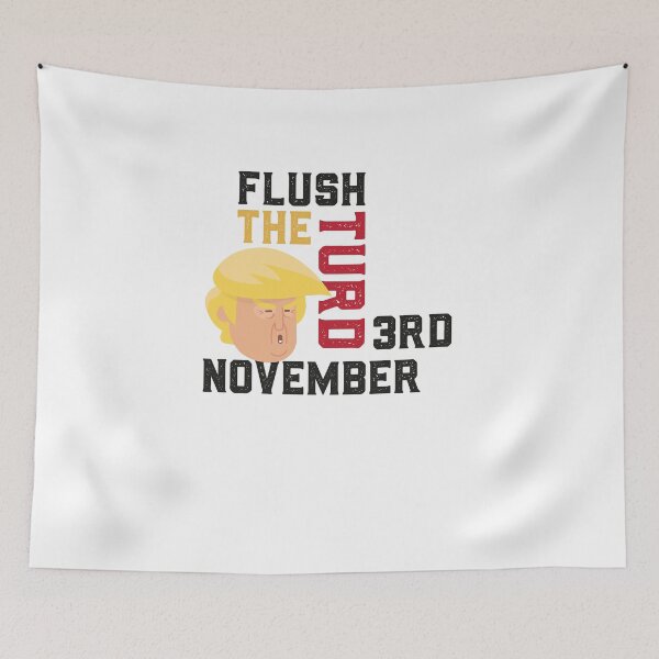 Item preview, Flush the turd november 3rd designed and sold by graphicmeyou.