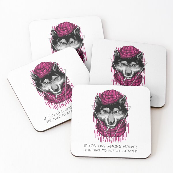 Item preview, You Gotta Act Like A Wolf Life Inspiring and Motivating Positivity Quote designed and sold by Naumovski.