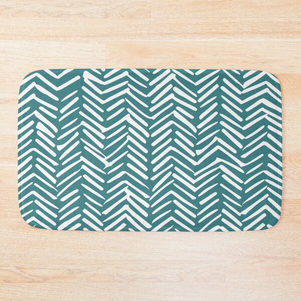 Item preview, Boho Mudcloth Pattern, Teal Green designed and sold by meggydesigns.