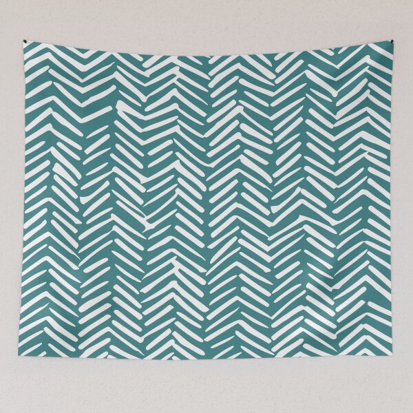 Item preview, Boho Mudcloth Pattern, Teal Green designed and sold by meggydesigns.