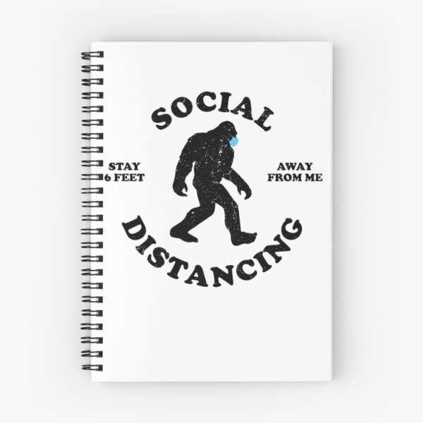 Item preview, Social Distancing Bigfoot designed and sold by Matthew-Barry.