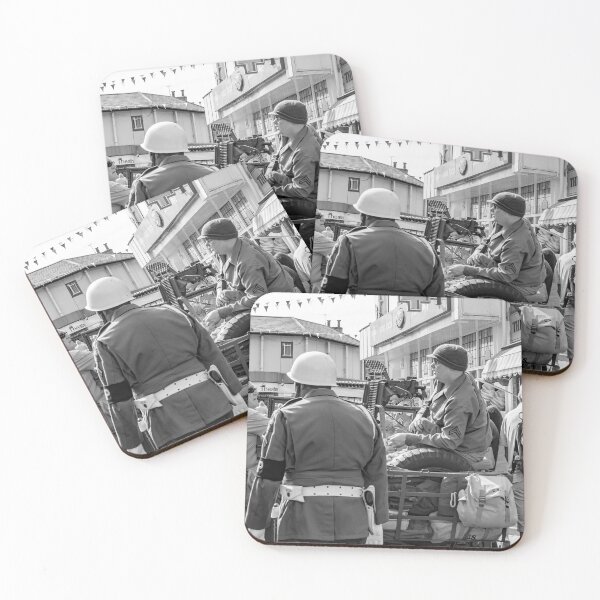 Item preview, Soldiers on a jeep at the Forties festival in Sheringham, Norfolk designed and sold by yackers1.