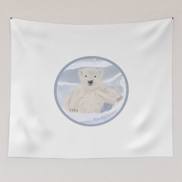 Item preview, Polar bear baby - digital art designed and sold by KeysDrawings.