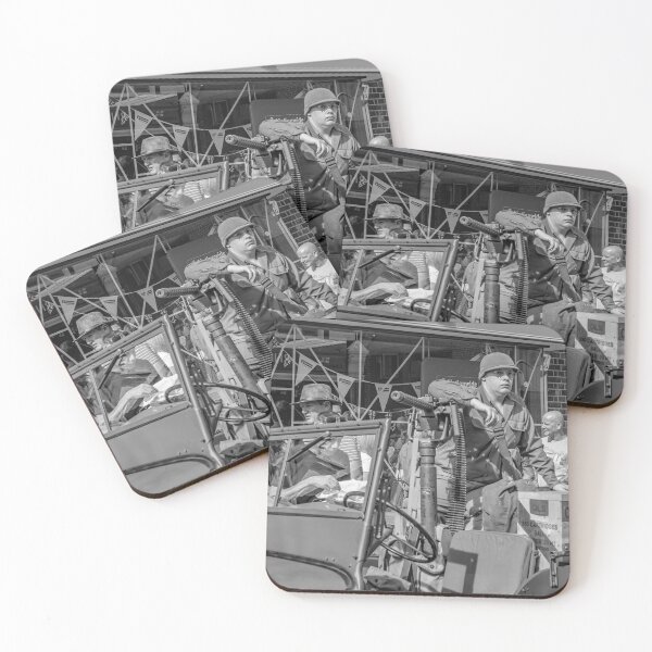 Item preview, Soldier on a military jeep at the annual Forties festival in Sheringham, Norfolk designed and sold by yackers1.