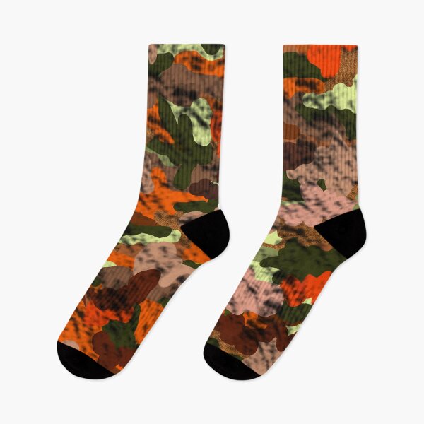 Item preview, Orange Camouflage Pattern designed and sold by jaggerstudios.
